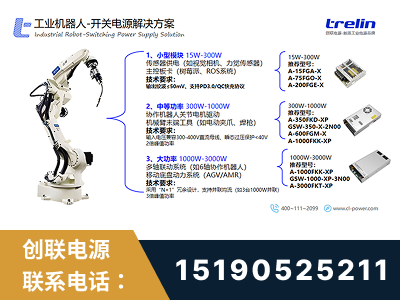 郑州-工业机器人-开关电源解决方案